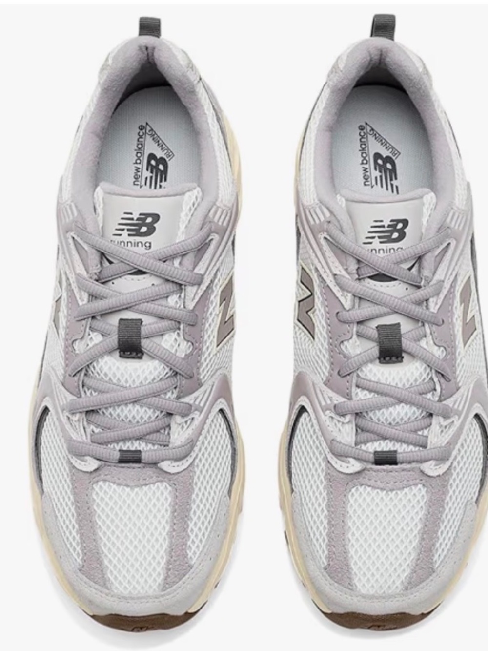 BRAND NEW New Balance 530 Grey Matter/Truffle Salt, 10.5 womens